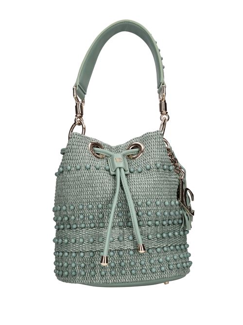 Borsa Malibu in rafia ed ecopelle LA CARRIE | 141M-EM-100-RAEVERDE
